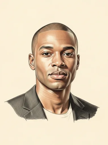 pencil portrait of cee