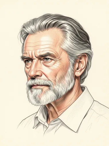 pencil portrait of leo