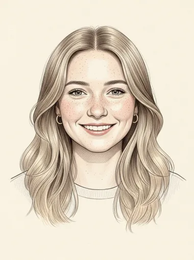 pencil portrait of nova