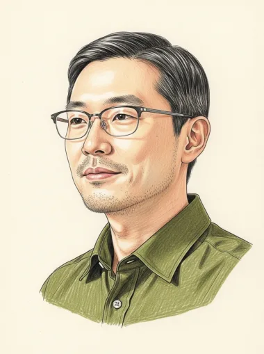 pencil portrait of stef